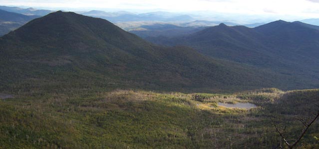 from Mt Redfield looking south